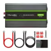Qoltec 51923 puhta siinuslaine inverter Monolith | 3000W | 6000W | 24V kuni 230V | LCD