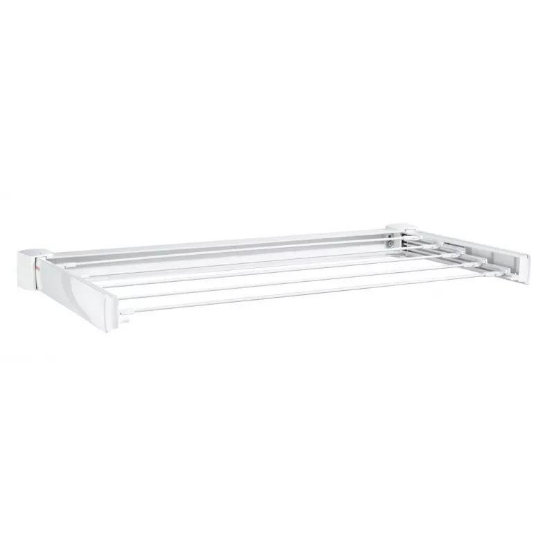 Seinale kinnitatav riiul Leifheit Telegant 30 Protect Valge, laius 720 mm, sügavus 370 mm, 3 m nöör