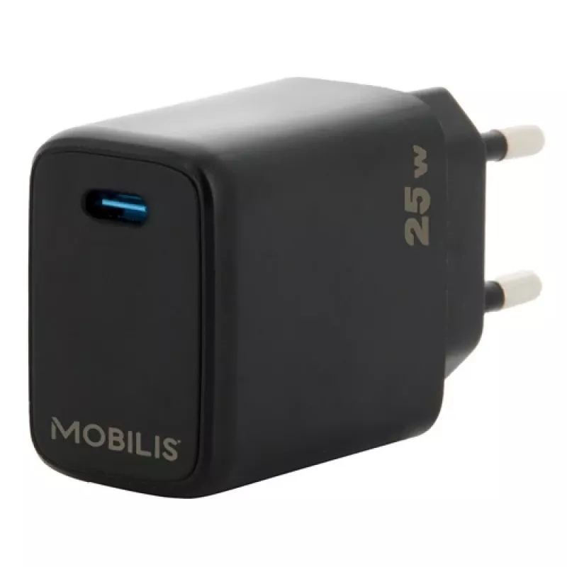 Mobiilseadme laadija Mobilis 001380 Universal Must AC Kiirlaadimine