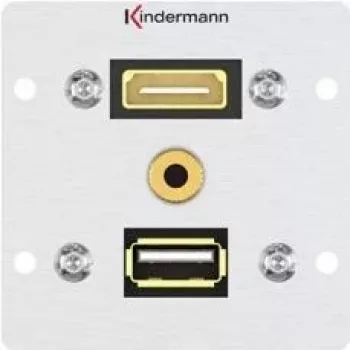 Pistikupesa HDMI + USB A + 3,5 mm Kindermann 7444000547