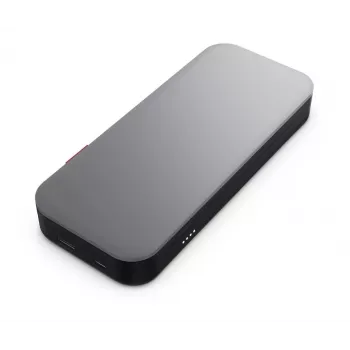 Lenovo Go USB-C sülearvuti akupank (20 000 mAh), liitium-ioon, must hall, USB A- ja C-tüüpi
