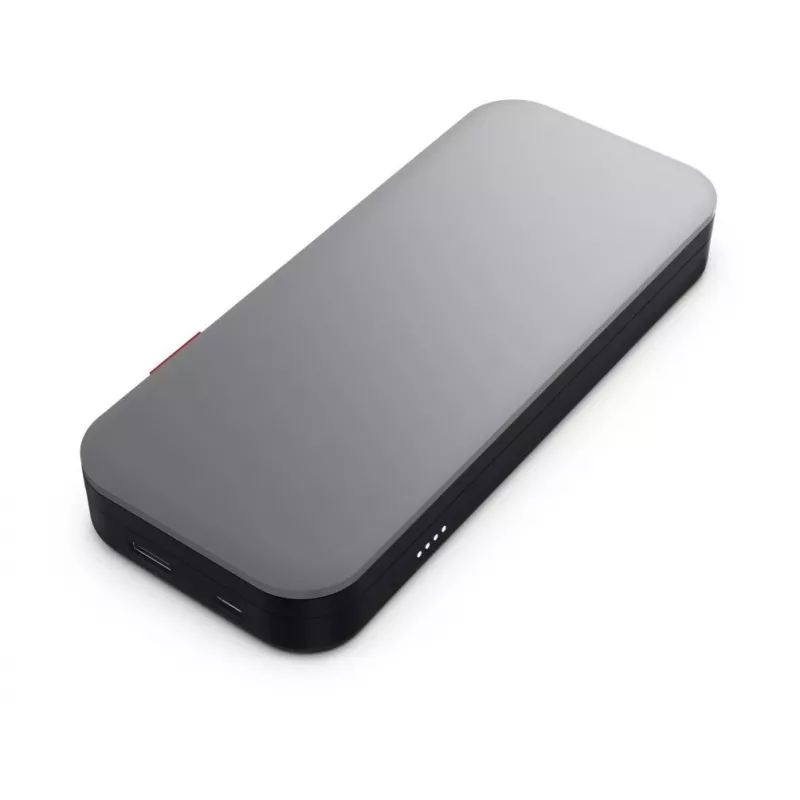 Lenovo Go USB-C sülearvuti akupank (20 000 mAh), liitium-ioon, must hall, USB A- ja C-tüüpi