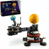 LEGO Technic Maa ja Kuu orbiidil kosmose mänguasjad lastele alates 10. eluaastast, päikesesüsteemi ehitusmänguasi planeetidega