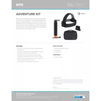 Adventure Kit 3.0 (kaamera ei kuulu komplekti)
