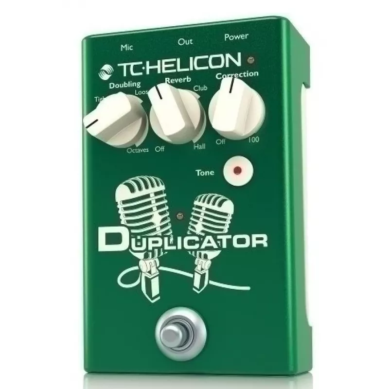 Vokaali kahekordistamise ja kaja korrigeerimise efektiprotsessor TC-Helicon Duplicator 000-DDX00-00010