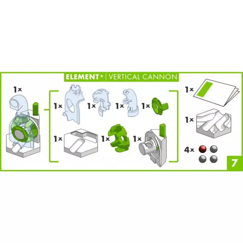 Ravensburger GraviTrax Element Vertikaalkahuri rajalisa (27465) kuulirajasüsteemidele