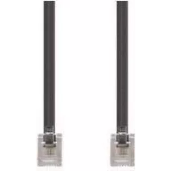 Telefonikaabel e+p T 11 3 m Läbipaistev must