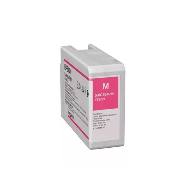 Tindikassett Epson SJIC55(M), magenta, ColorWorks CW-D6500/D6000 jaoks
