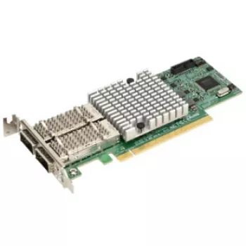 Supermicro võrgukaart kahe pordiga QSFP28 100Gbit LP CX-4 EN AOC-S100G-M2C Single