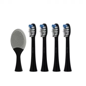 Hambaharja vahetuspead No name LOVIO_SonicProtect PRO keskmise kõvadusega harjased 5 tk LVTB124BK-HM