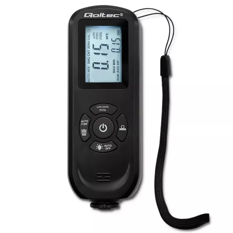 Kattekihi paksuse mõõtur QOLTEC 50646 LCD 0–2000 µm