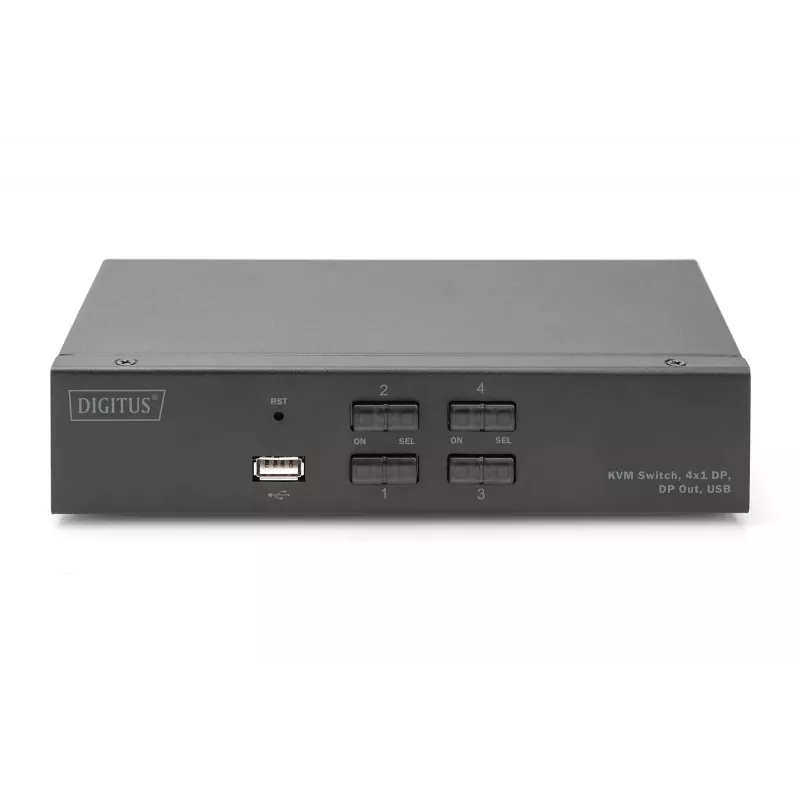 KVM-lüliti Digitus DS-12891 4x1 DP USB 4K Ultra HD