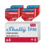 Shelly Relay 1PM Gen4 16A WLAN Zigbee Bluetooth — DIN-liistule paigaldatav nutirelee võimsuse mõõtmisega