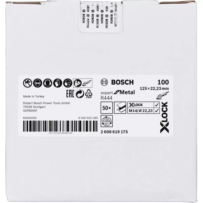 Bosch 2 608 619 175 pöörleva tööriista lihvimis-/lihvimistarvik Teras Lihvketas