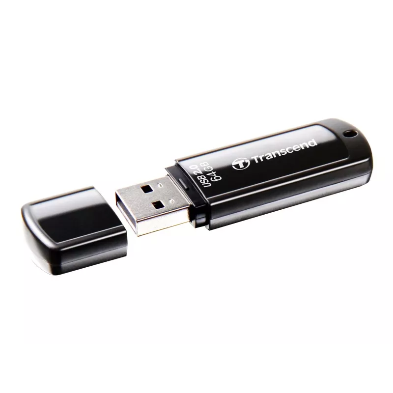 USB-mälupulk Transcend JetFlash 350 64GB, USB 2.0, must