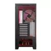 PC-korpus MODECOM Volcano SPACE APEX ARGB Midi Tower, karastatud klaas, USB-C, toetab ATX/microATX/Mini-ITX, GPU kuni 430 mm, CPU jahuti kuni 180 mm