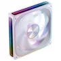 140mm Jonsbo ZA-140W PWM ARGB korpuseventilaator, valge, Infinity peegel