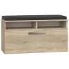 Suletud kingaorganisaator Top e Shop RIVA SZAFKA SONOMA — Tammviimistlus, 850×460 mm, 16 mm puitlaastplaat