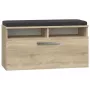 Suletud kingaorganisaator Top e Shop RIVA SZAFKA SONOMA — Tammviimistlus, 850×460 mm, 16 mm puitlaastplaat