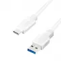 Logilink – USB-kaabel – USB A-tüüp (W) USB-C-le (M) – USB 3.2 Gen 1 – 3 A – 2 m – must (CU0176)