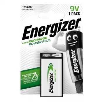 Energizer NiMH laetav 9V PP3 aku 175mAh üksikpakend