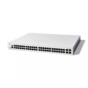 Cisco Catalyst 1300-48T-4G hallatav lüliti, 48 porti GE, 4x1GE SFP, piiratud eluaegne kaitse (C1300-48T-4G)