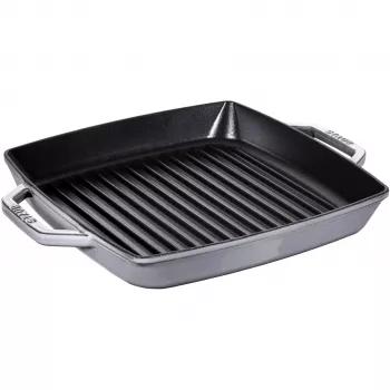 Grillpann Staub 40511-684-0 kandiline 28 cm, induktsiooniga ühilduv, grafiithall
