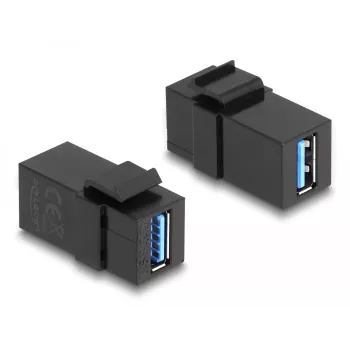 DeLOCK Keystone-moodul USB 3.0 A-pesa - A-pesa must 1:1