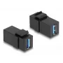 DeLOCK Keystone-moodul USB 3.0 A-pesa - A-pesa must 1:1