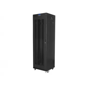 Vabalt seisev rack LANBERG FF01-6642-23BL 42U 600x600 mm 1200 kg IP20 Must