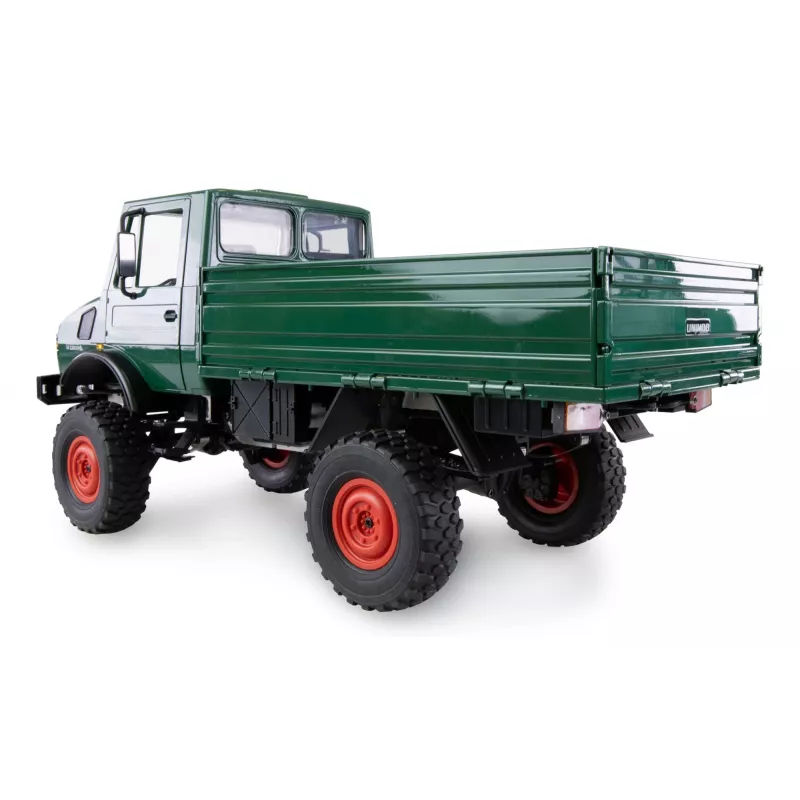 Amewi Mercedes‑Benz Unimog raadio teel juhitav auto mõõtkavas 1:12 4WD, roheline
