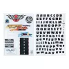 Seinakleebised Paladone Hot Wheels Personalisation PP13745HW — dekoratiivsed isekleepuvad kleebised lastetuppa