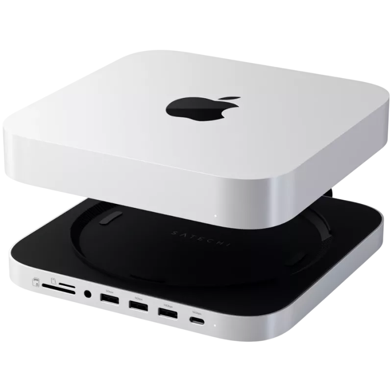 Sülearvuti dokk Satechi ST-GMMSHS juhtmega USB 3.2 Gen 2 USB-C valge