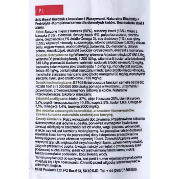 Kuiv kassitoit Applaws Adult Chicken & Salmon, 7,5 kg, 36,5% valku, 16% rasva, gluteeni- ja sojavaba