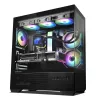 Arvutikorpus CHRONIX V2 Mid Tower ARGB ventilaator x3 must