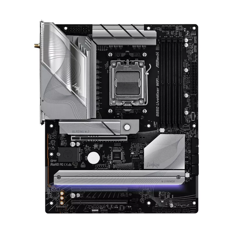 ASRock B850 LiveMixer WiFi ATX emaplaat