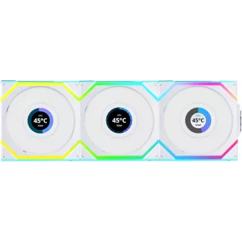 Lian Li UNI FAN SL Wireless LCD ARGB 120mm Valge 3-pakk