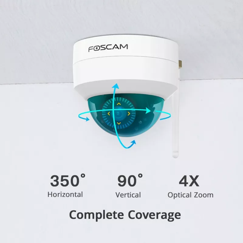 D4Z valvekaamera valge - 1536p Full HD - Wi-Fi vahelduvvool