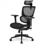 Kontoritool Sharkoon OfficePal C40 — must, ergonoomiline disain, reguleeritav kõrgus