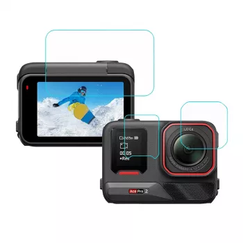 Puluz 3-in-1 kaitsekile Insta 360 Ace Pro 2 jaoks
