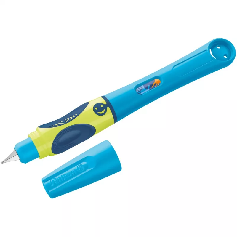Pelikan griffix® täitesulepea paremakäelistele - Neon Fresh Blue - Sinine - Padrunitäitesüsteem - Sinine - Plastik - Roostevaba teras - Paremakäeline (820363)
