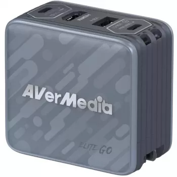AVerMedia GC313Pro universaalne must vahelduvvoolu kiirlaadimine siseruumides