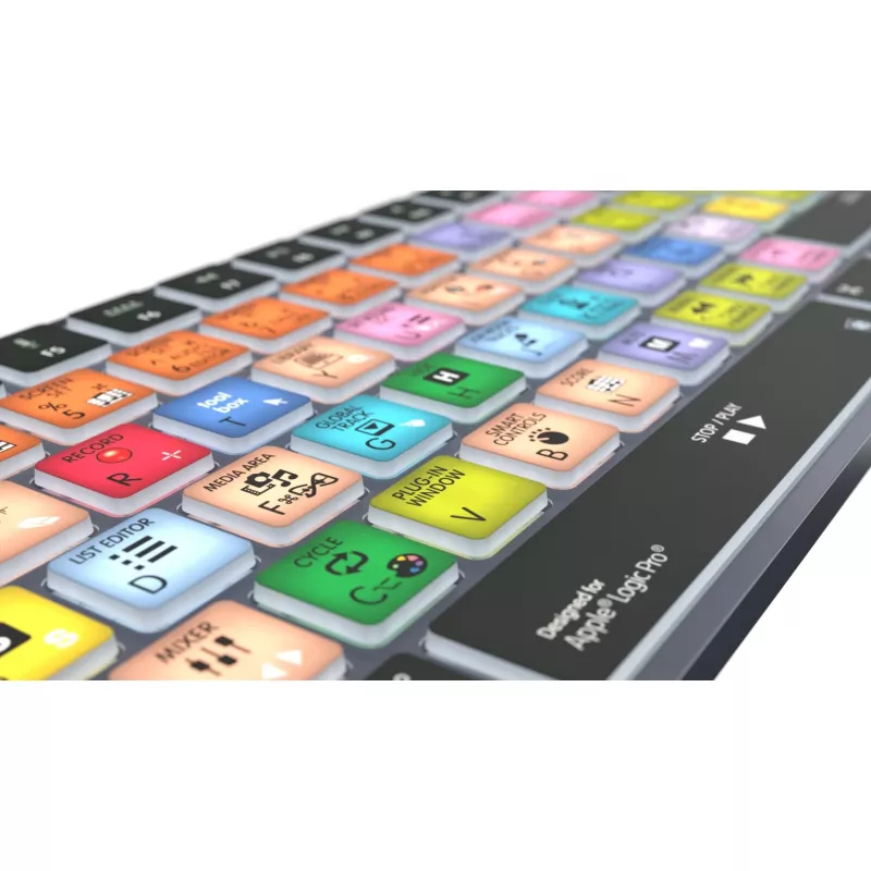 LogicKeyboard Apple Logic Pro X2 Titan DE Mac klaviatuur — LKB-LOGXP2-TM-DE, saksa paigutus