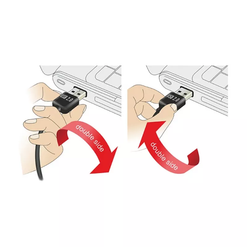 USB-kaabel DeLOCK EASY-USB 2.0-A Micro-B 2 m