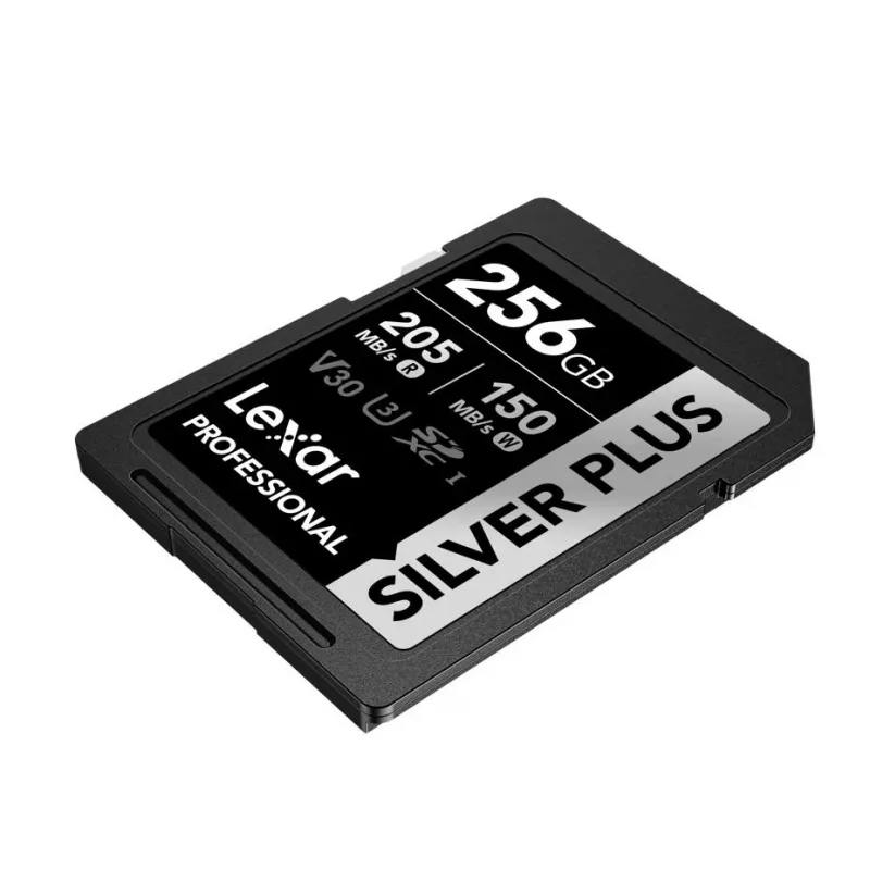 Lexar 256 GB UHS-I SDXC Silver Plus välkmälu