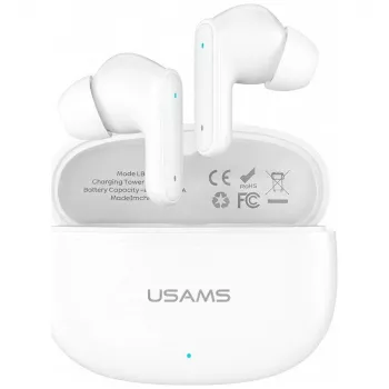 Bluetooth-kõrvaklapid 6.0 E05 TWS valge
