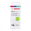 Puhastustablett Bosch TCZ8001A — valge, 10 tk pakendis, puhastustablett kodumasinatele