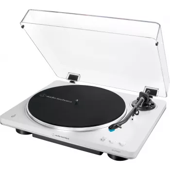 Rihmajamiga helipleier Audio-Technica AT-LP70XBT hõbevalge täisautomaatne