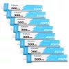 BetaFPV BT2.0 1S droonipatarei komplekt 300mAh 8-pakk, 3,8V