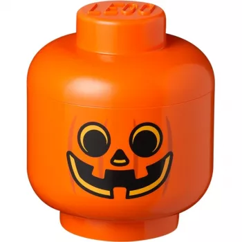 Hoiukarp Room Copenhagen LEGO Storage Head Pumpkin suur oranž/must